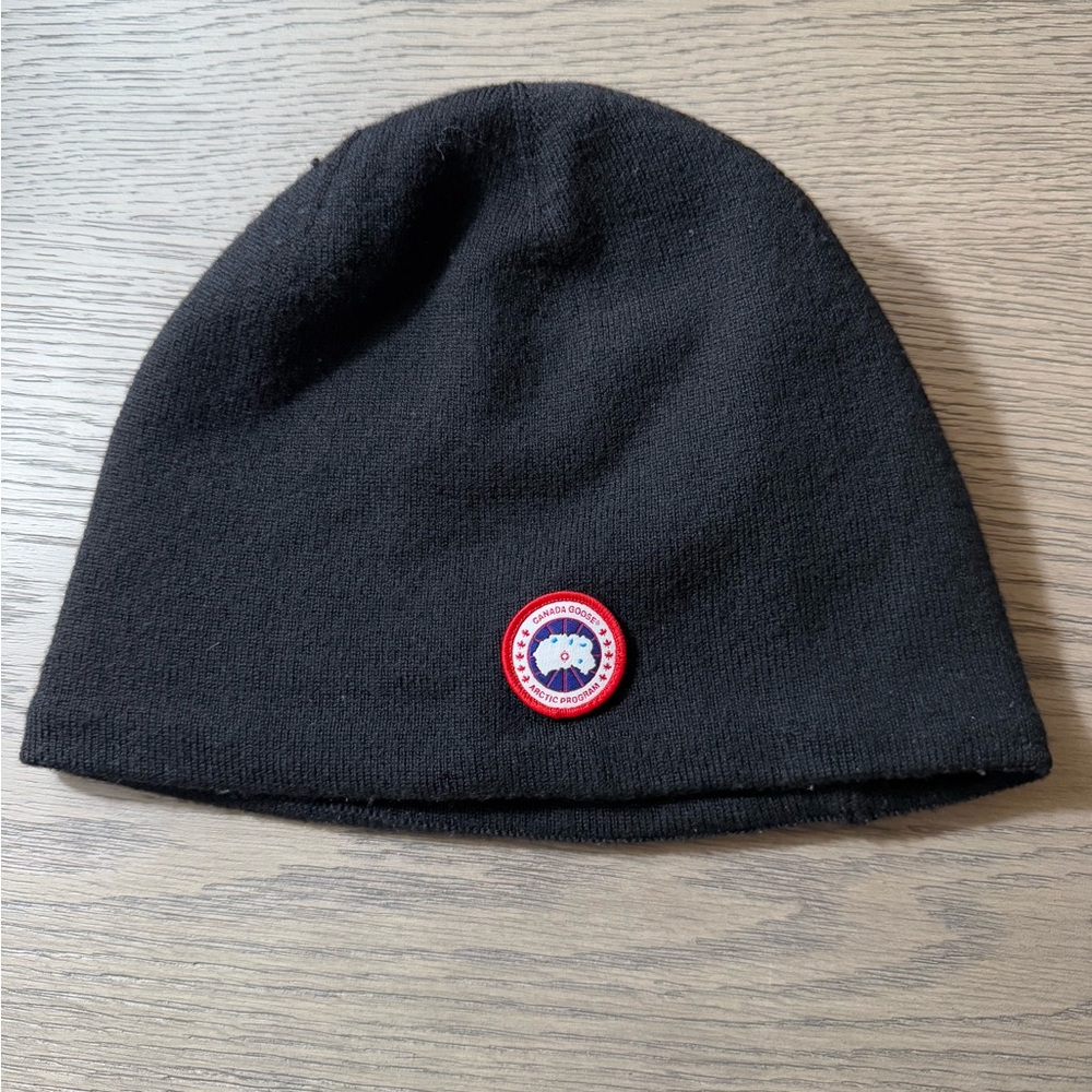 Canada Goose Classic Black Knit Hat